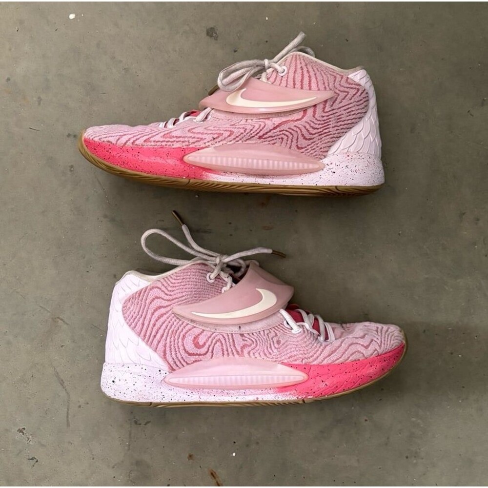 Nike KD Size 9 Aunt Pearl Soft Pink Basketball Shoes Mens DC9379‌-‌600